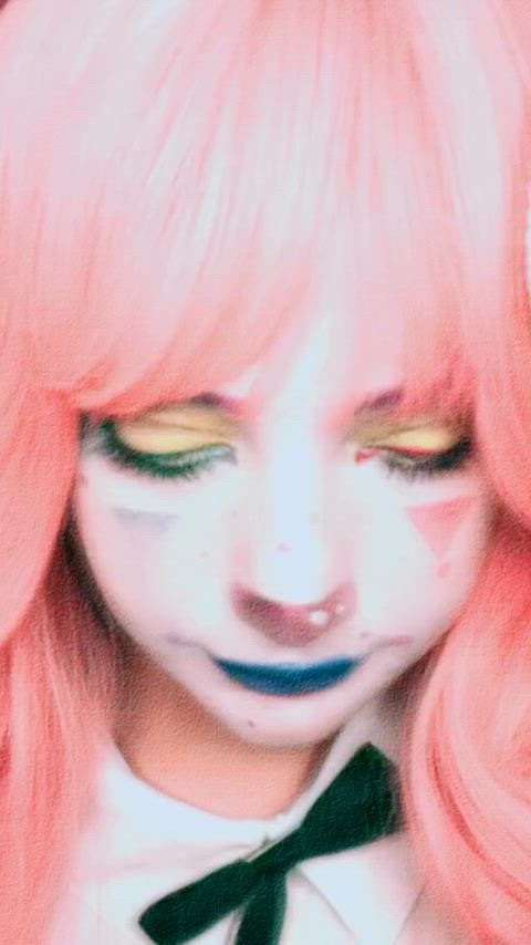 clown girl cute thick gif