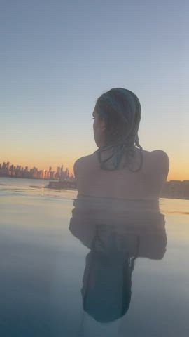 ass bikini pale pawg public underwater gif