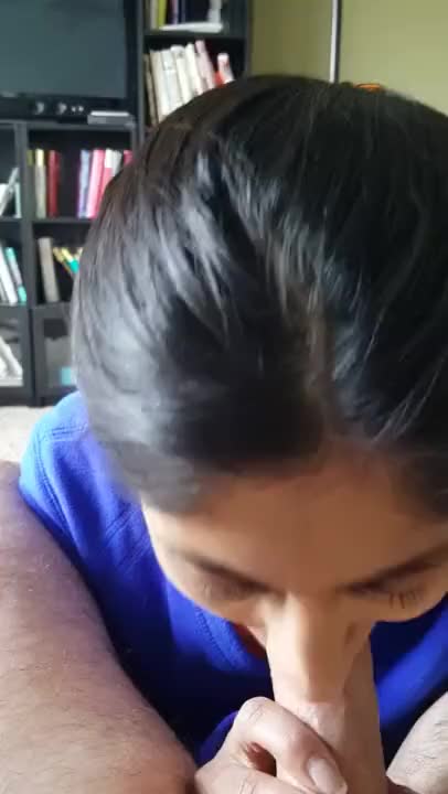 Indian Wife Sucking Dick and Cumshot