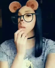 Ahegao Spit Tongue Fetish gif