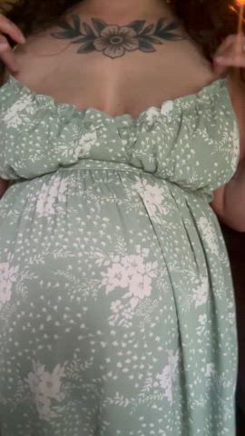 big tits boobs natural tits onlyfans pregnant wife gif