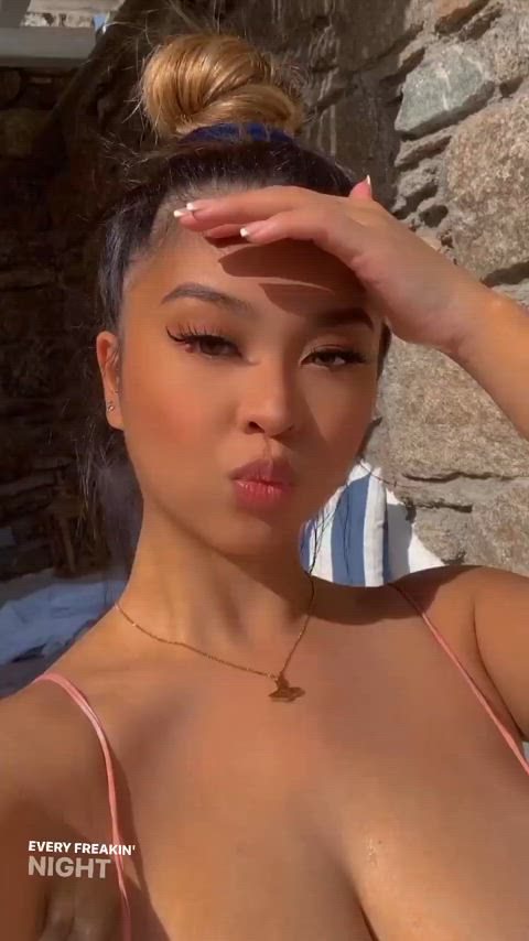 asian big tits bikini tiktok r/asiansgonewild r/tiktits tik-tok gif