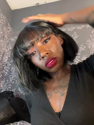 ebony lipstick pretty gif