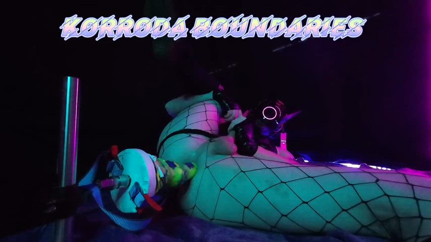 anal bad dragon cosplay cyber femboy fucking machine role play thick thighs trans