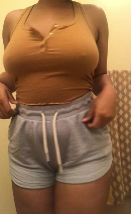 Amateur Clothed Curvy Striptease Teen Tits Titty Drop gif