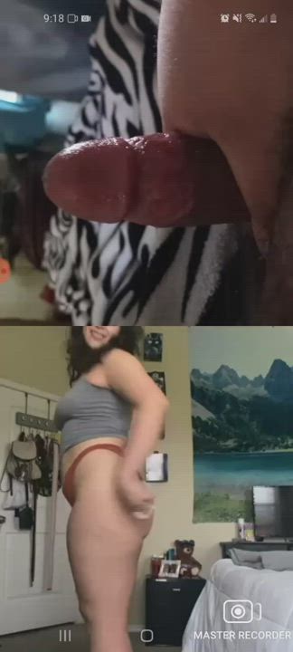 Booty Cum Cumshot Flashing Jerk Off Jiggling gif