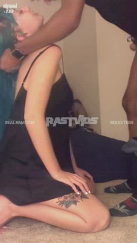 18 years old amateur bbc interracial white girl gif