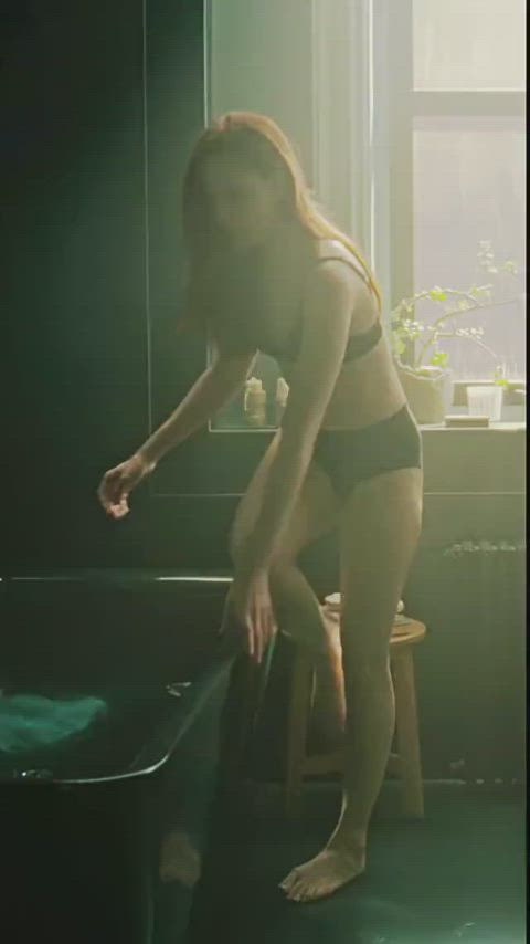 evan rachel wood underboob underwear gif