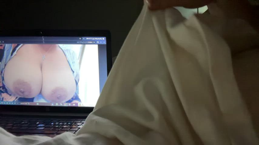 ass big tits masturbating gif