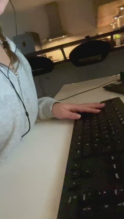 was just too horny during the home office meeting [OC]