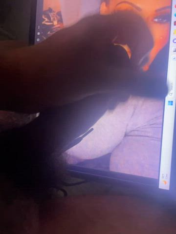big dick big tits masturbating tribbing tribute gif