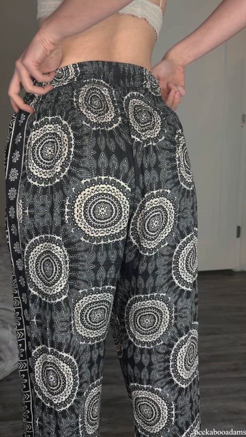 Comfy and baggy down to the very bottom layer