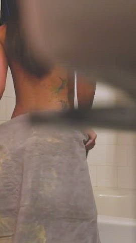 amateur bathroom fingering homemade masturbating nsfw natural tits pornstar solo
