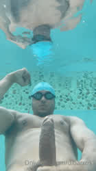Erection Monster Cock OnlyFans Underwater gif