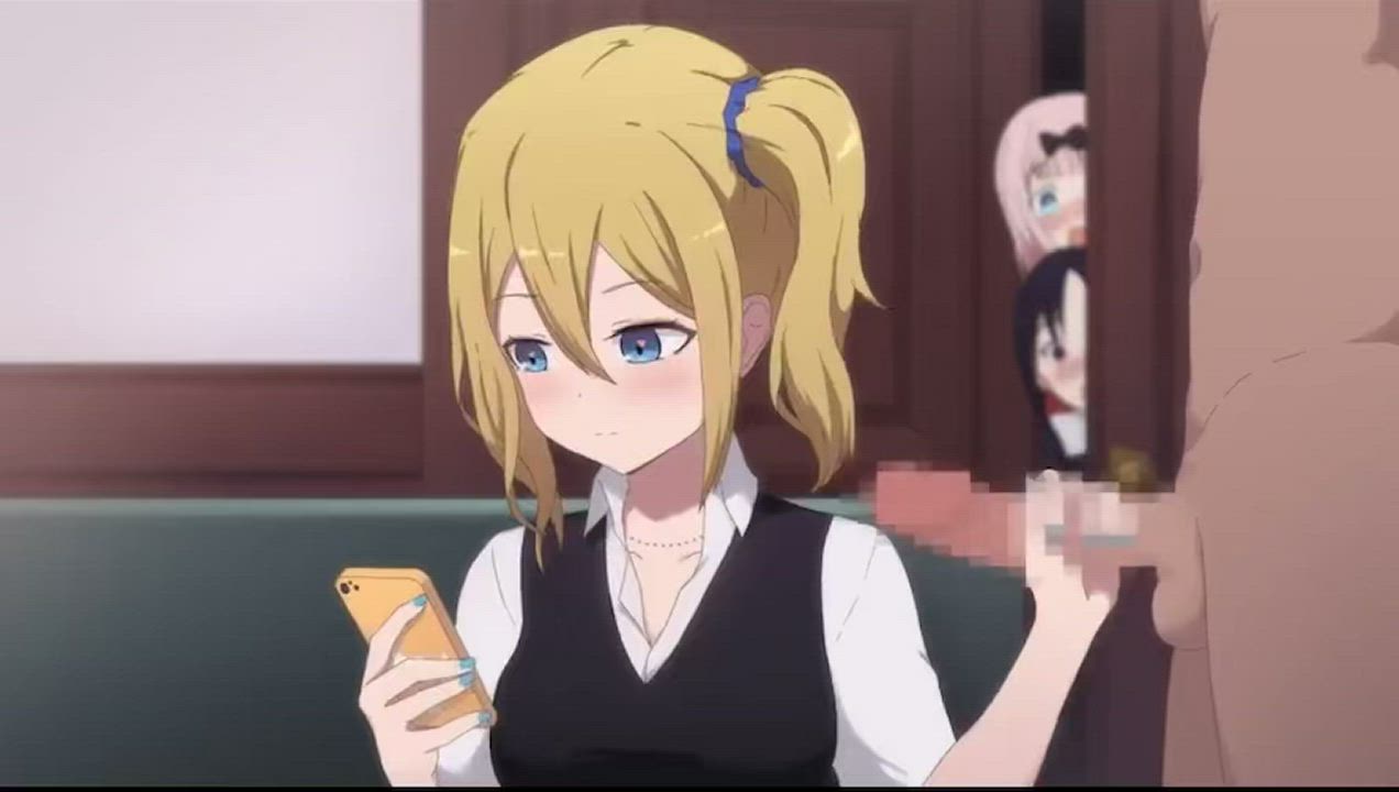 Hayasaka handjob (KamuoHen) [Kaguya-sama Love is War]