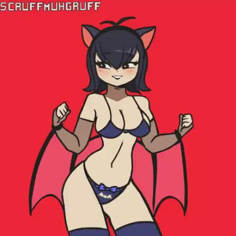 cosplay lingerie tits gif