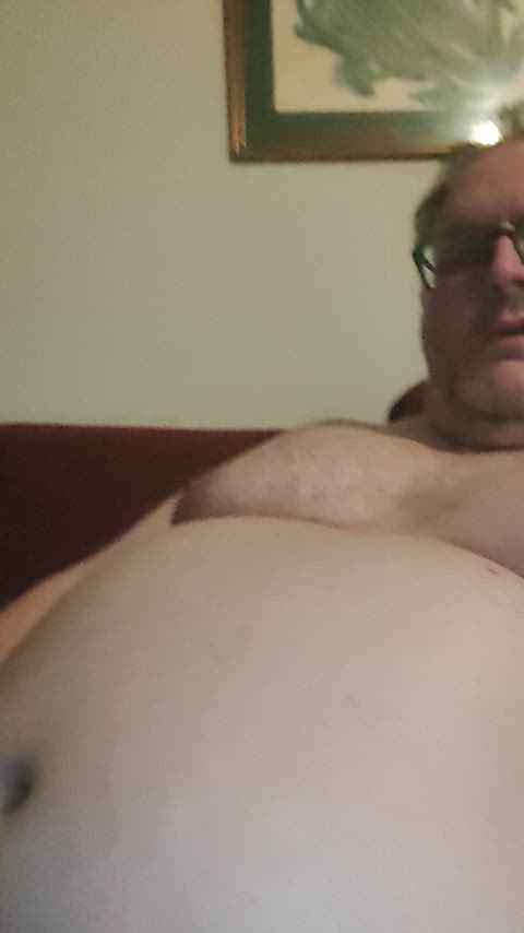 big nipples chubby male masturbation small cock gay-chubs gif