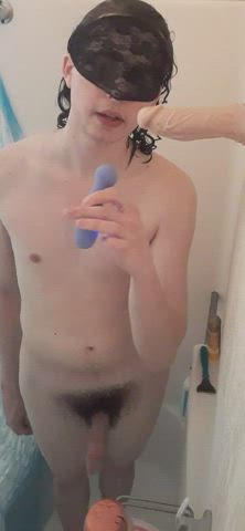 Shower With Me Ep. 0 Part 7: putting the vibrator down my throat