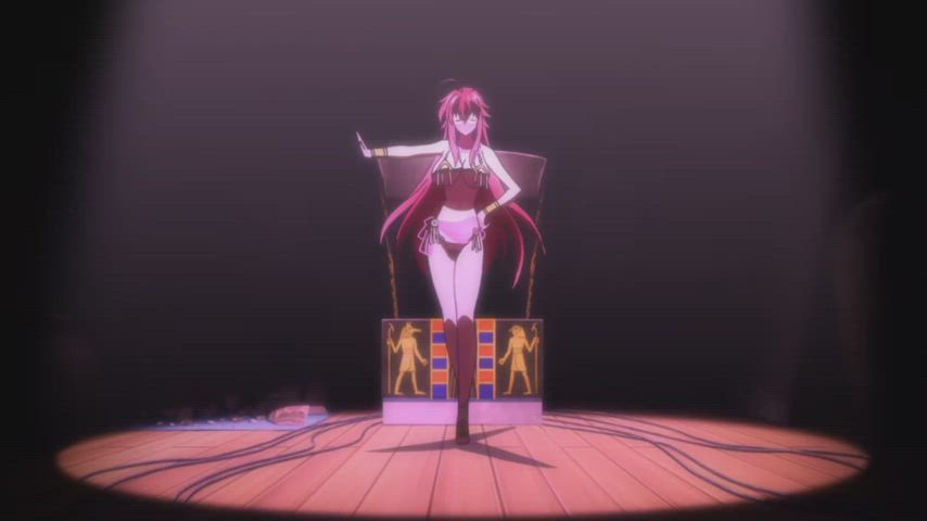 Anime Big Tits Bikini Bouncing Tits Dancing Ecchi Jiggling Redhead Tits gif