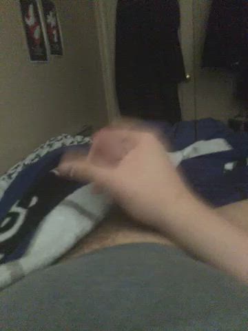 Cock Masturbating Teen gif