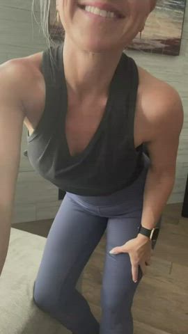 butt plug leggings milf mom pussy pussy lips pussy spread gif