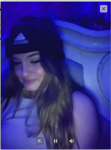 boobs bra cheating lingerie white girl gif