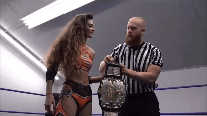 brunette white girl wrestling gif