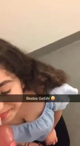 blowjob cum teen gif