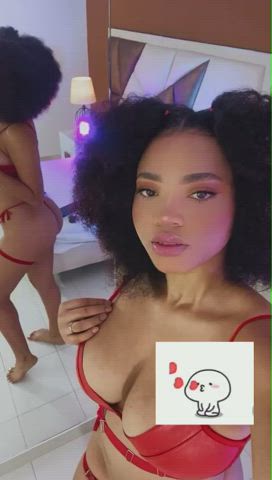 amateur big tits ebony homemade natural tits pov solo tits gif
