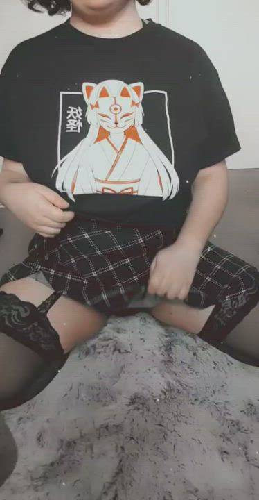 Boobs Goth Stockings Underboob Underwear gif