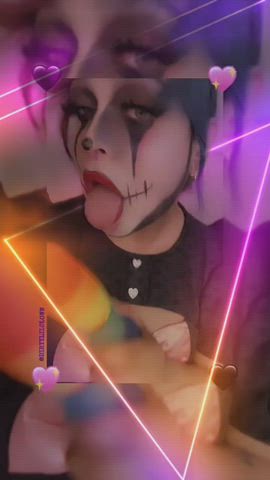 blowjob goth trans gif