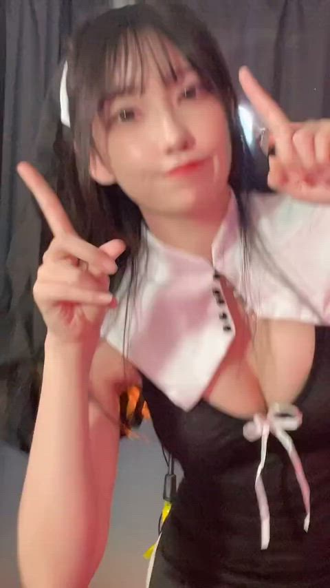 asian big tits dancing korean nun gif