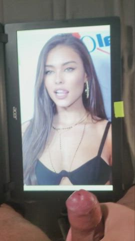 Unloading My Cock on Madison Beer's Chest