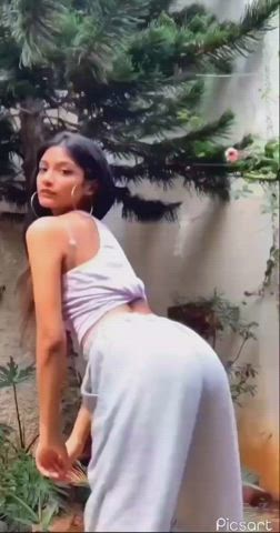 big ass dancing desi indian teen gif