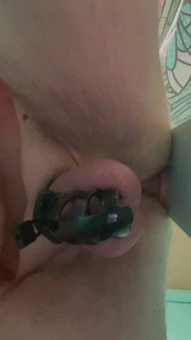 Wish I had something real to back my ass onto