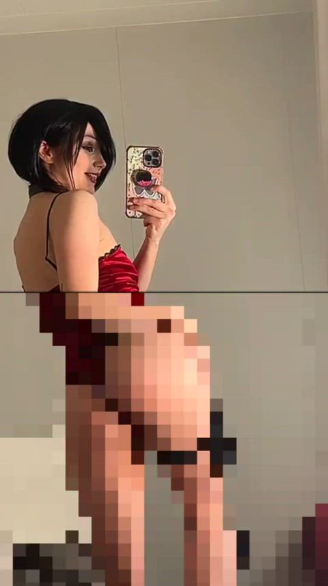 ass beta censored cosplay gif