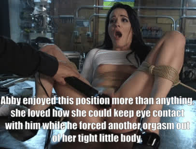 bondage caption heels high heels hitachi ropes gif