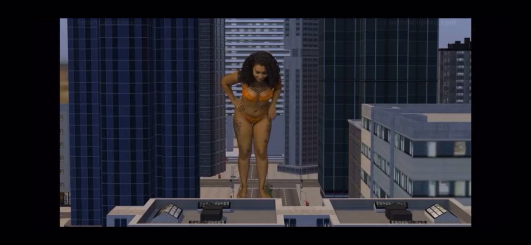 fetish giantess goddess latina giantess-women gif