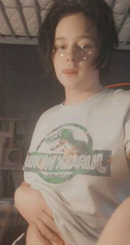 ftm titty drop trans gif