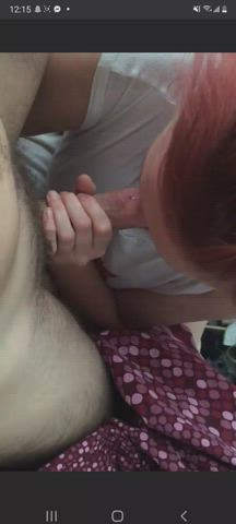 Blowjob Little Dick Redhead gif