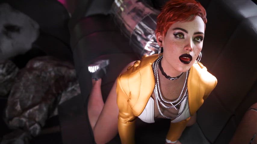 3d animation blowjob cowgirl creampie dogging doggystyle orgasm redhead rule34 gif