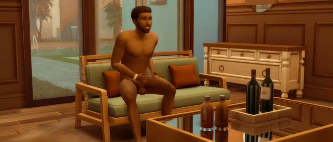 animation couch sex handjob jerk off gif