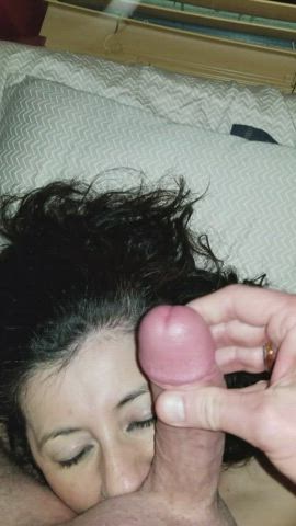 amateur blowjob facial homemade housewife real couple submissive wife gif