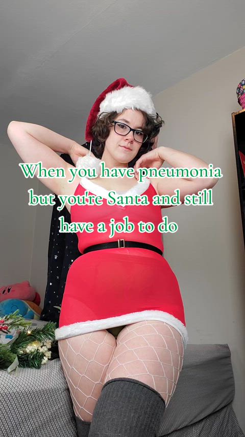 amateur christmas curvy shorts amateur-girls clothing-fetish thick-booty gif