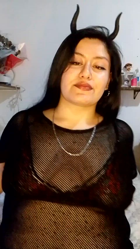 amateur belly button brunette chubby fat pussy onlyfans belly curvy-chicks gif